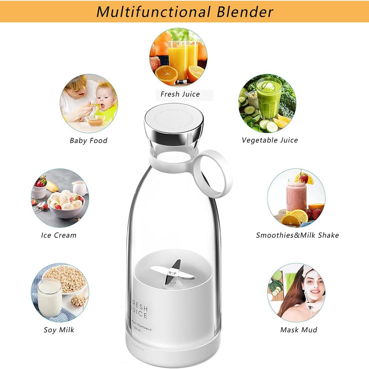 Portable Fresh Juice Blender